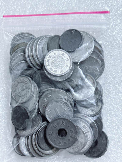 第一海外回流一元起拍收藏 散集专场  第272期 - 日本铝币 锡币 有重复 净重100克