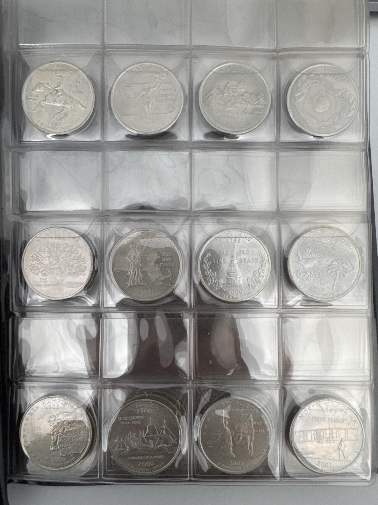 ❤️【币观天下】❤️ 第332期钱币拍卖- 2025.11.28周五晚上6点半场-长期征集拍品 美国50个州币一套