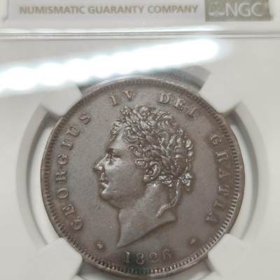 老蟹的宝藏🏴‍☠️ IV - NGC AUD 英国乔治四世1826年1便士