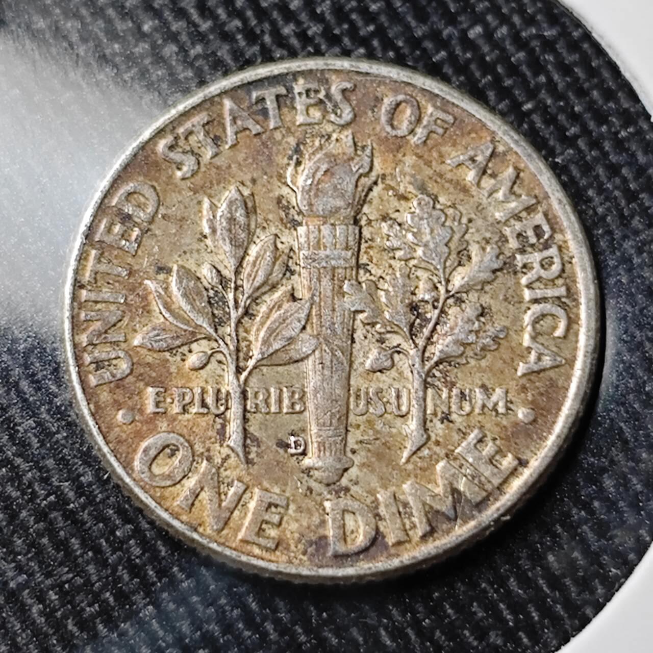 KK钱币收藏小铺 （套币 好品/批量散币 银币）专场  2月预留时间 周末发货   1963美国10分银币