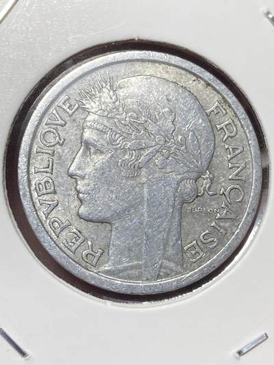 2025年第一百三十二场(总第一百五十八场）外国好品纸夹散币场(免佣金) - 法兰西第四共和国1938年1法郎(B标，博蒙莱罗热造)