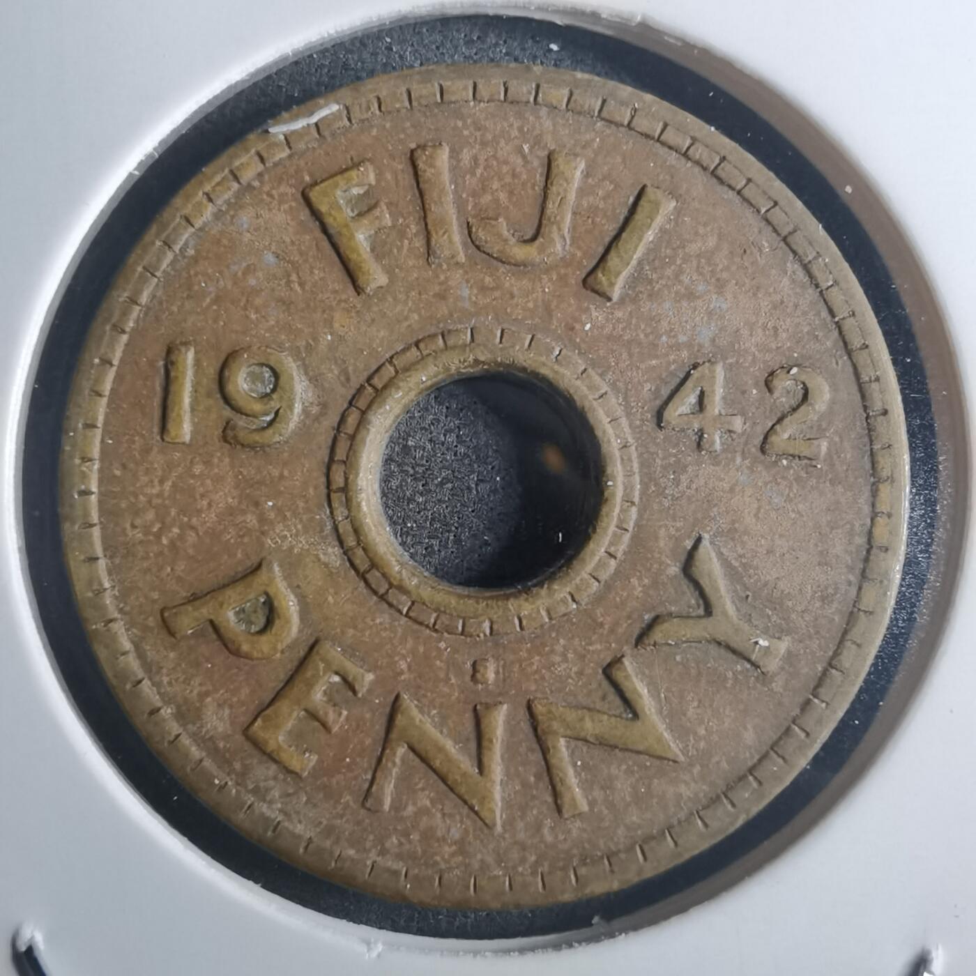 沼泽如烟--第914场 斐济1942年1便士