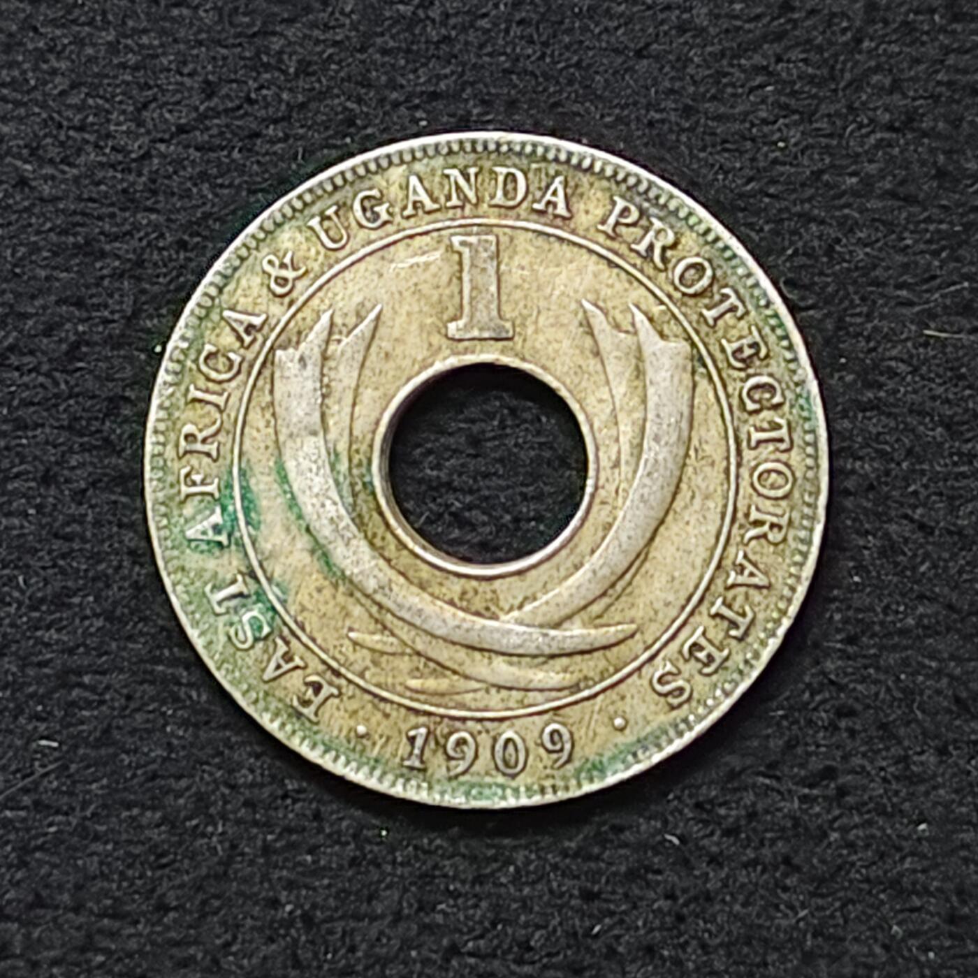 【全场包邮】纯粹捡漏拍480场（免费代拍第17场） 东非及乌干达保护地1909年爱德华七世1分
