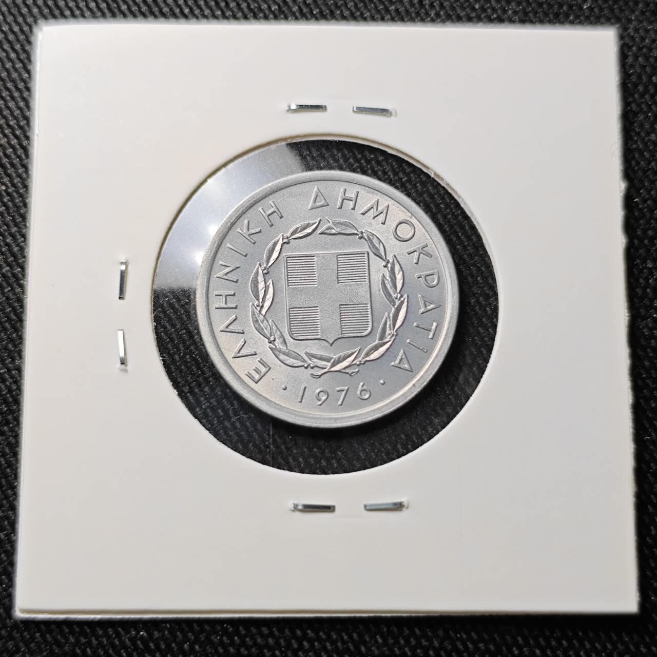 KK钱币收藏小铺 （套币 好品/批量散币 银币）专场  2月预留时间 周末发货  1976希腊20雷普塔 好品