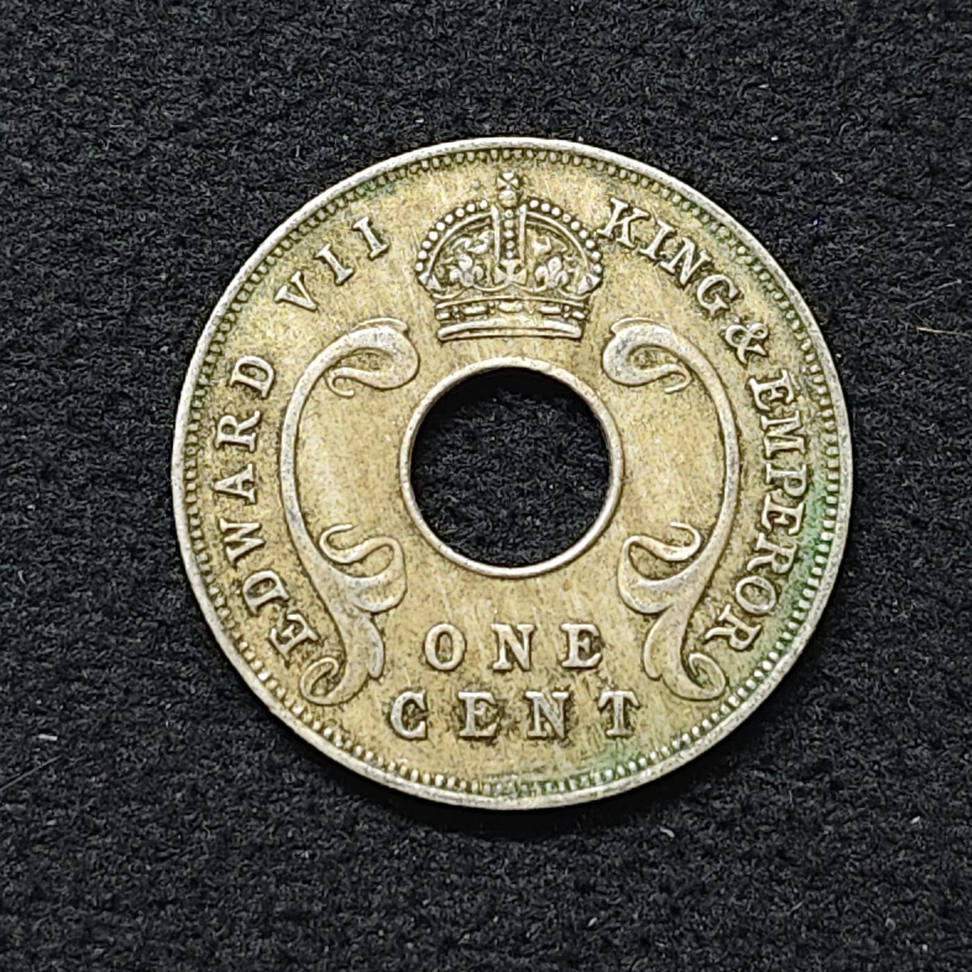 【全场包邮】纯粹捡漏拍480场（免费代拍第17场） 东非及乌干达保护地1909年爱德华七世1分