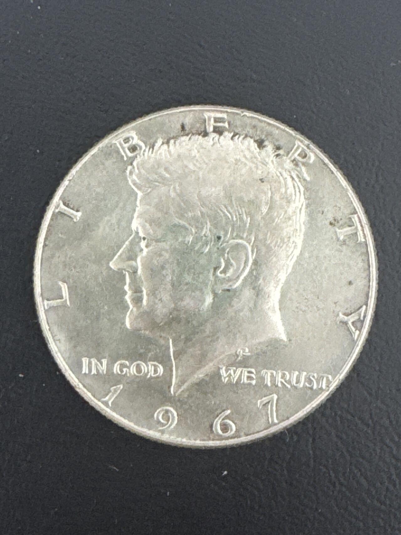 ❤️【币观天下】❤️ 第332期钱币拍卖- 2025.11.28周五晚上6点半场-长期征集拍品 美国1967年肯尼迪半圆银币