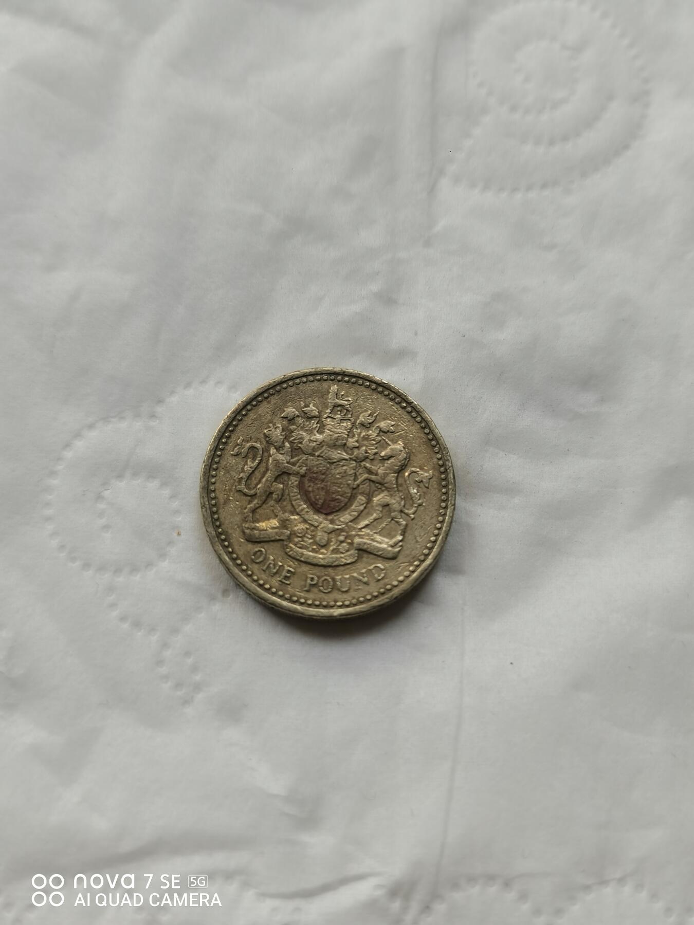 外国硬币 英国1英镑