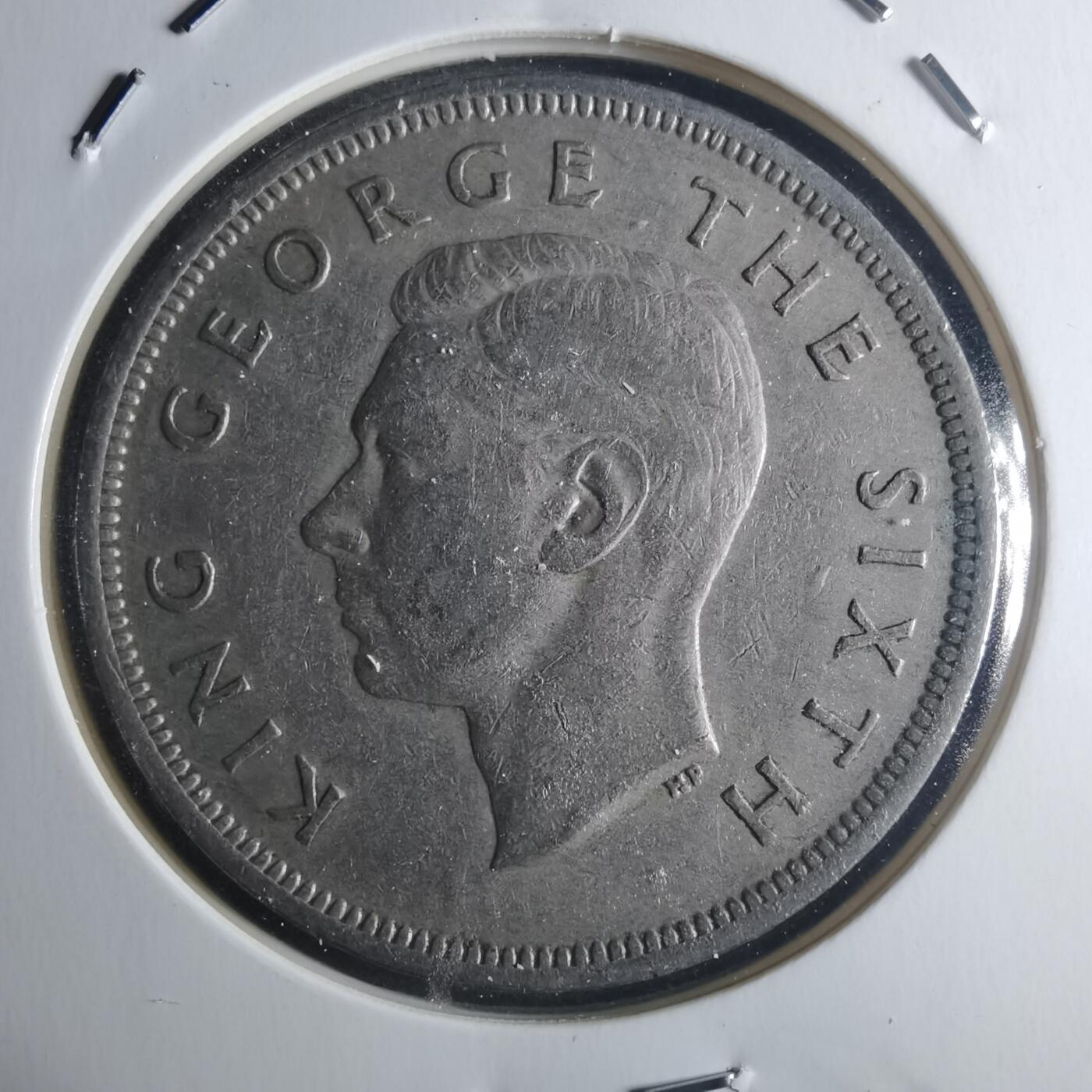 沼泽如烟--第914场 新西兰1950年半克朗