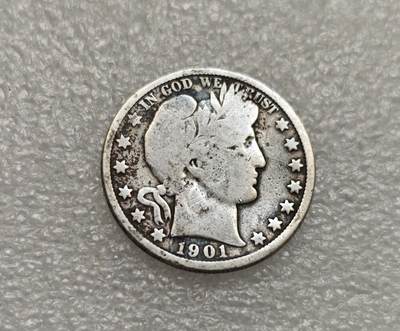 瓶子🏺第218期拍卖会 -  1901年美国老鹰半美元银币