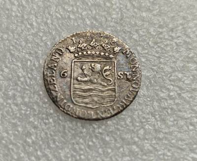 瓶子🏺第218期拍卖会  荷兰1778年6st银币  深打好品  细节好