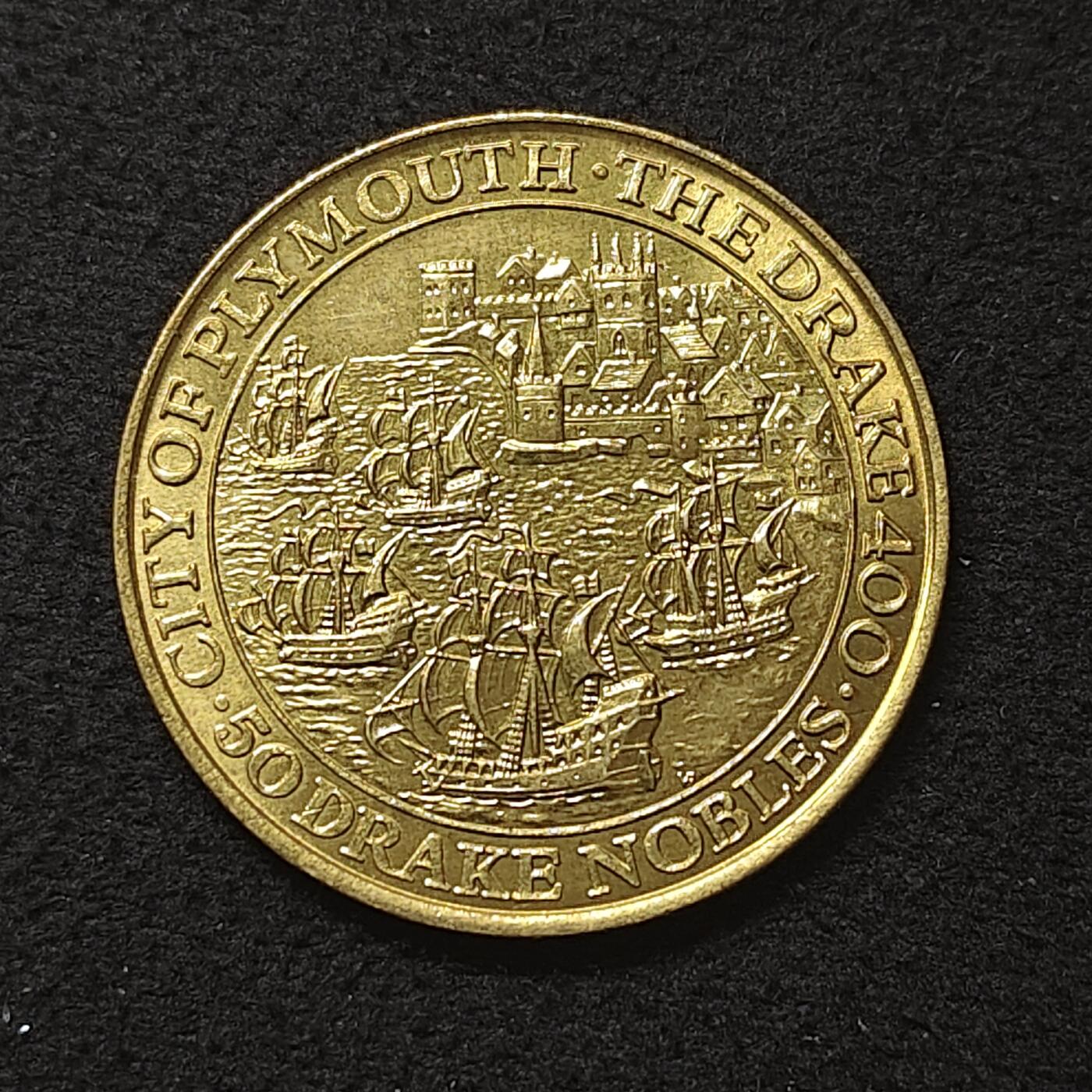 【全场包邮】纯粹捡漏拍480场（免费代拍第17场） 【代币】英国普利茅斯50元代币-有效期至1980年9月30日