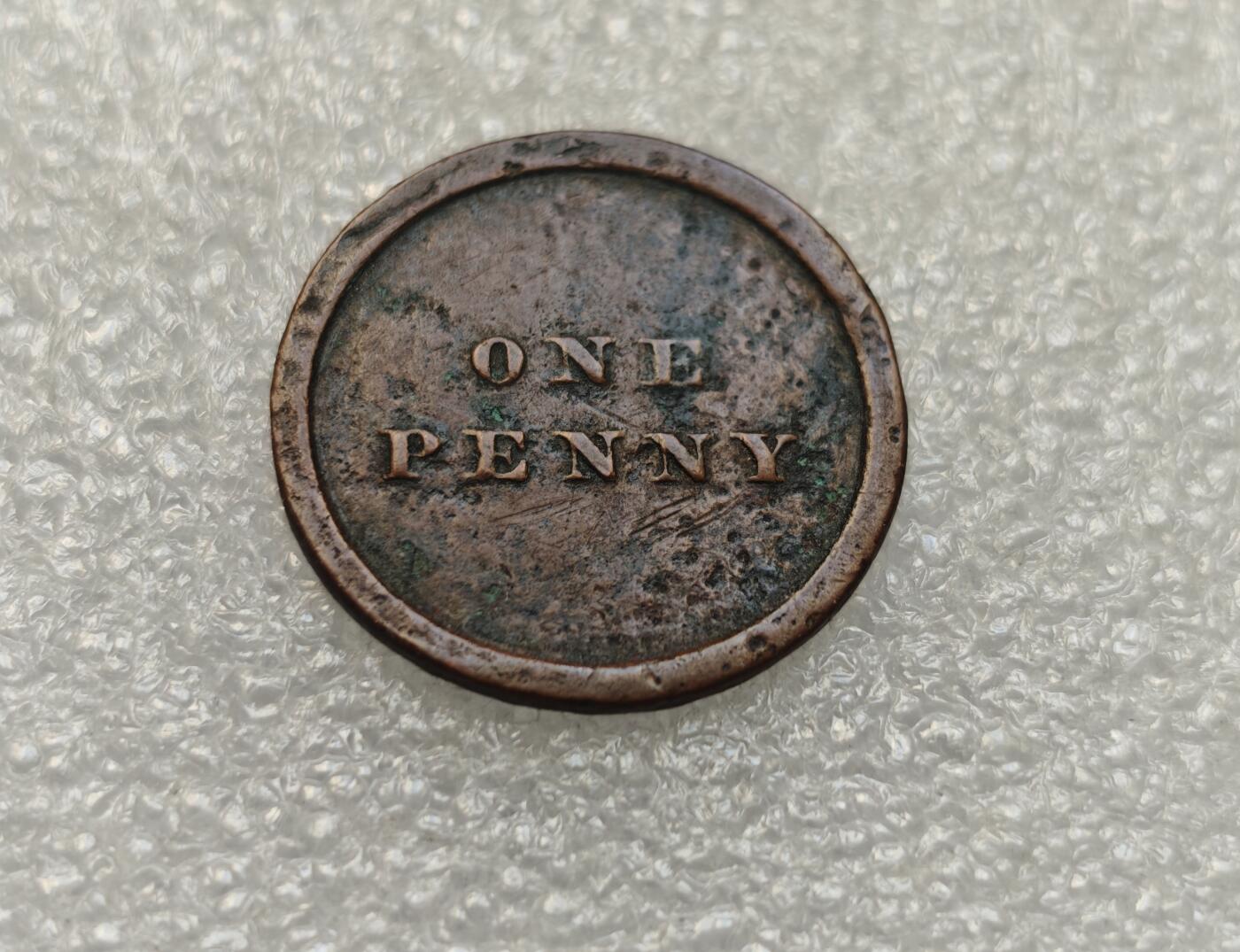 瓶子🏺第218期拍卖会  20世纪战时共济会1便士铜质代币