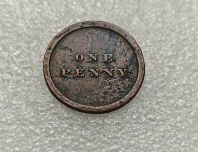 瓶子🏺第218期拍卖会  20世纪战时共济会1便士铜质代币