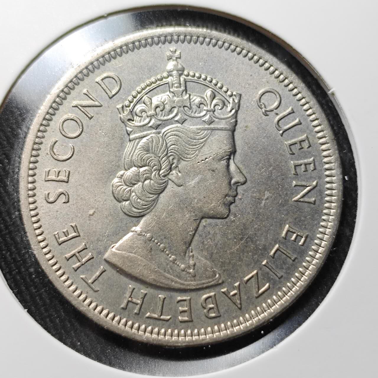 KK钱币收藏小铺 （套币 好品/批量散币 银币）专场  2月预留时间 周末发货  1974香港大一元 高冠女王 好品