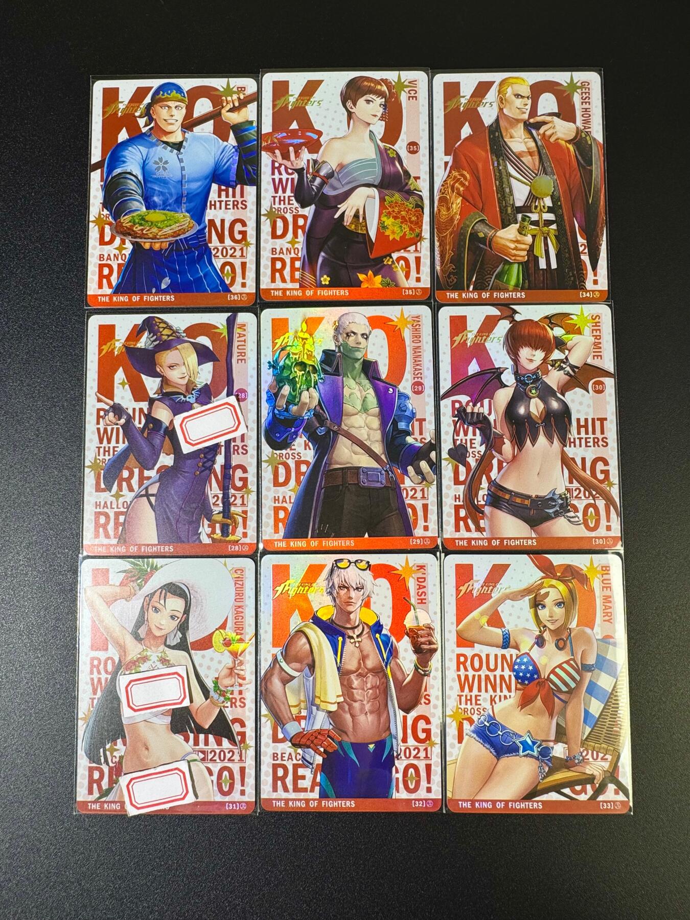 NO.16 好又多金牌大场，双11狂欢继续！每周一站式配齐，方便凑单！（周6晚8点截拍，卖家送拍0抽成！） 京珞卡牌 拳皇系列 第四弹 一套9张 彩闪