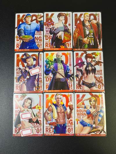 NO.16 好又多金牌大场，双11狂欢继续！每周一站式配齐，方便凑单！（周6晚8点截拍，卖家送拍0抽成！） - 京珞卡牌 拳皇系列 第四弹 一套9张 彩闪