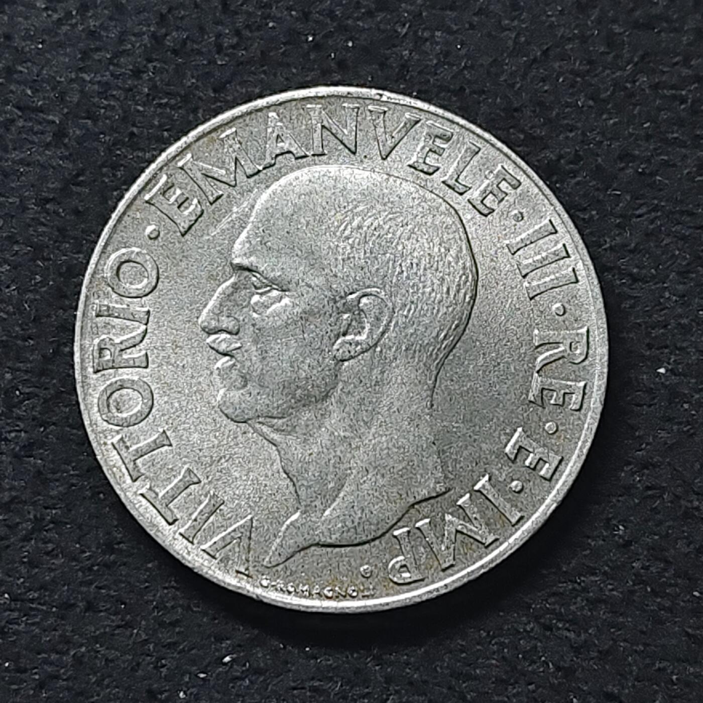 【全场包邮】纯粹捡漏拍480场（免费代拍第17场） 意大利1942年艾曼努尔三世1里拉