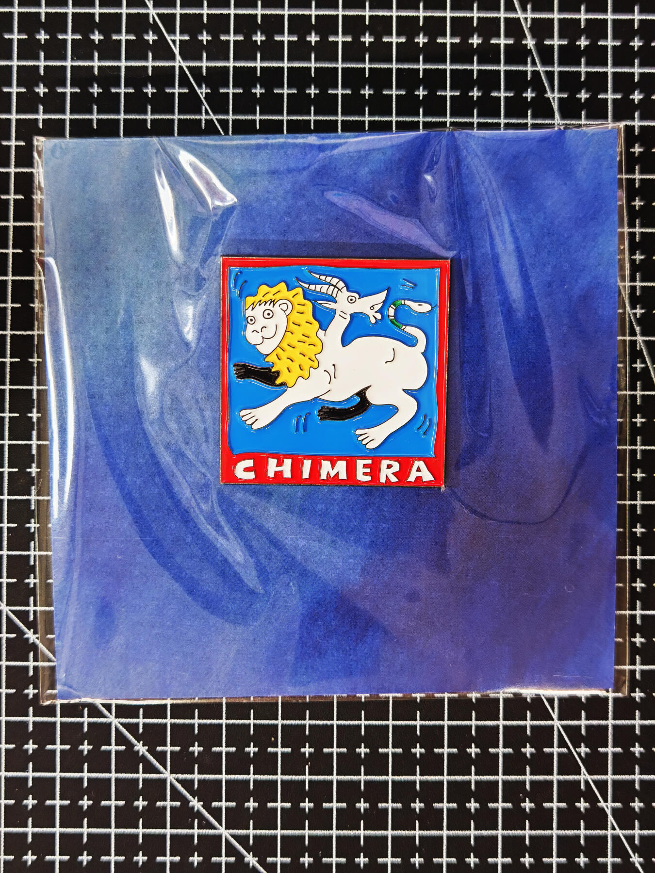 琦卡当当铺≯第23期★★回馈活动~买卖全部0佣金★★~【9点40结束】扫码加群抽[包邮券]~周六结束 蓝色波德莱尔《巴黎的忧郁》配套-限量-金属烤漆徽章（40X40MM）-1个