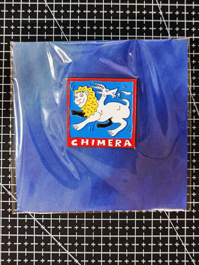 琦卡当当铺≯第23期★★回馈活动~买卖全部0佣金★★~【9点40结束】扫码加群抽[包邮券]~周六结束 - 蓝色波德莱尔《巴黎的忧郁》配套-限量-金属烤漆徽章（40X40MM）-1个