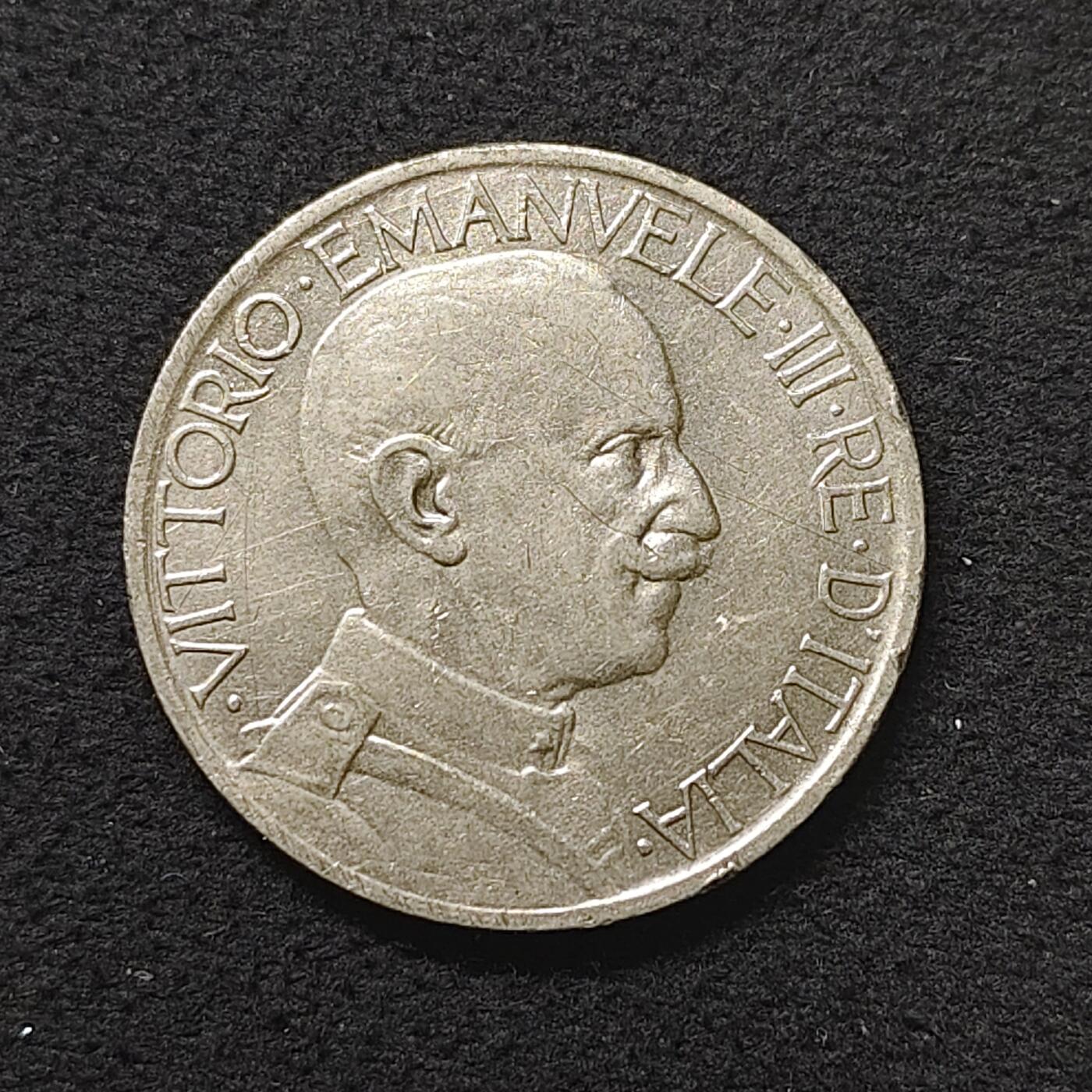 【全场包邮】纯粹捡漏拍480场（免费代拍第17场） 意大利1923年艾曼努尔三世2里拉