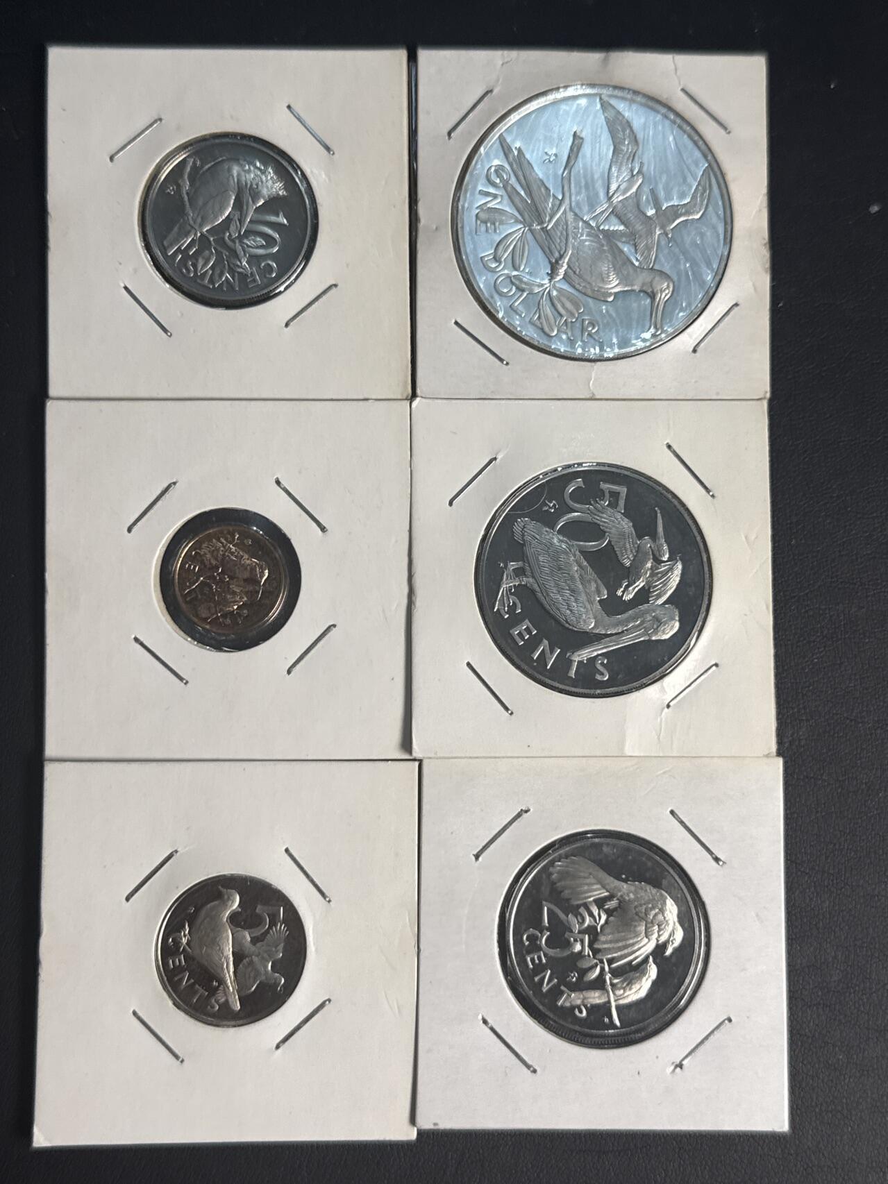 ❤️【币观天下】❤️ 第332期钱币拍卖- 2025.11.28周五晚上6点半场-长期征集拍品 维尔京群岛1976年精制套币6枚套含1银币