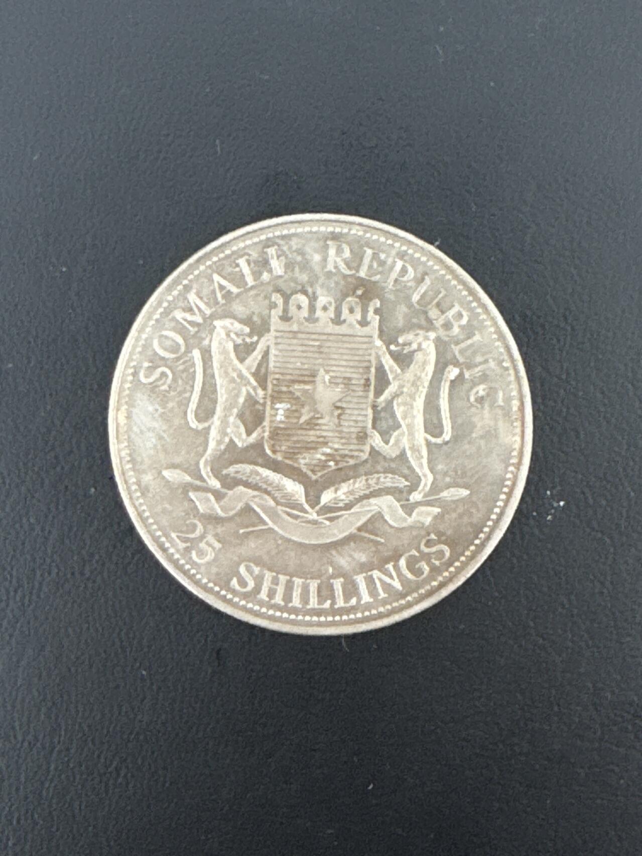 ❤️【币观天下】❤️ 第332期钱币拍卖- 2025.11.28周五晚上6点半场-长期征集拍品 索马里教皇访问25先令镍质纪念币