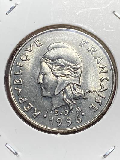 2025年第一百三十二场(总第一百五十八场）外国好品纸夹散币场(免佣金) - 原光未流通–法属波利尼西亚🇵🇫1996年10法郎(第二套，Bee–蜜蜂标)