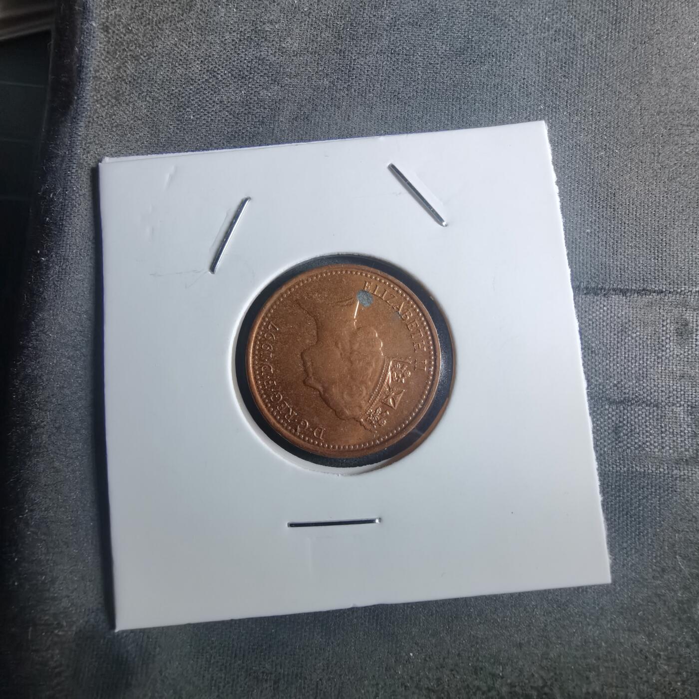 沼泽如烟--第914场 英国1997年1便士