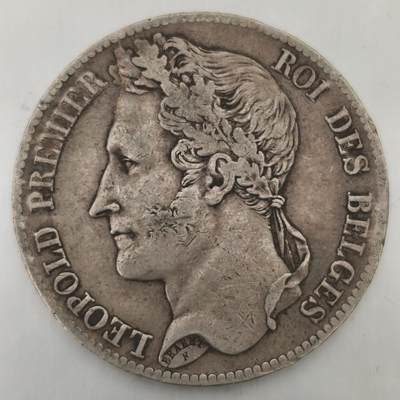 老蟹的宝藏🏴‍☠️ IV - 比利时1833年5法郎银币