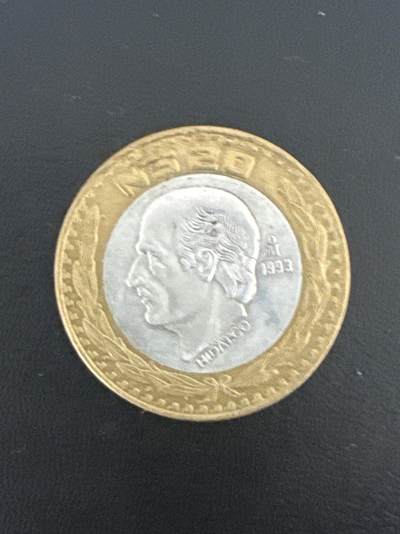 ❤️【币观天下】❤️ 第332期钱币拍卖- 2025.11.28周五晚上6点半场-长期征集拍品 - 墨西哥银芯纪念币一枚