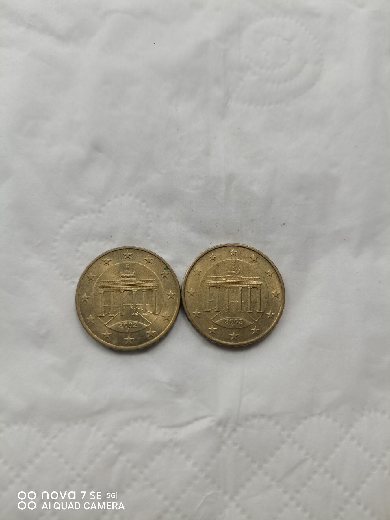 外国硬币 2002年欧元10分