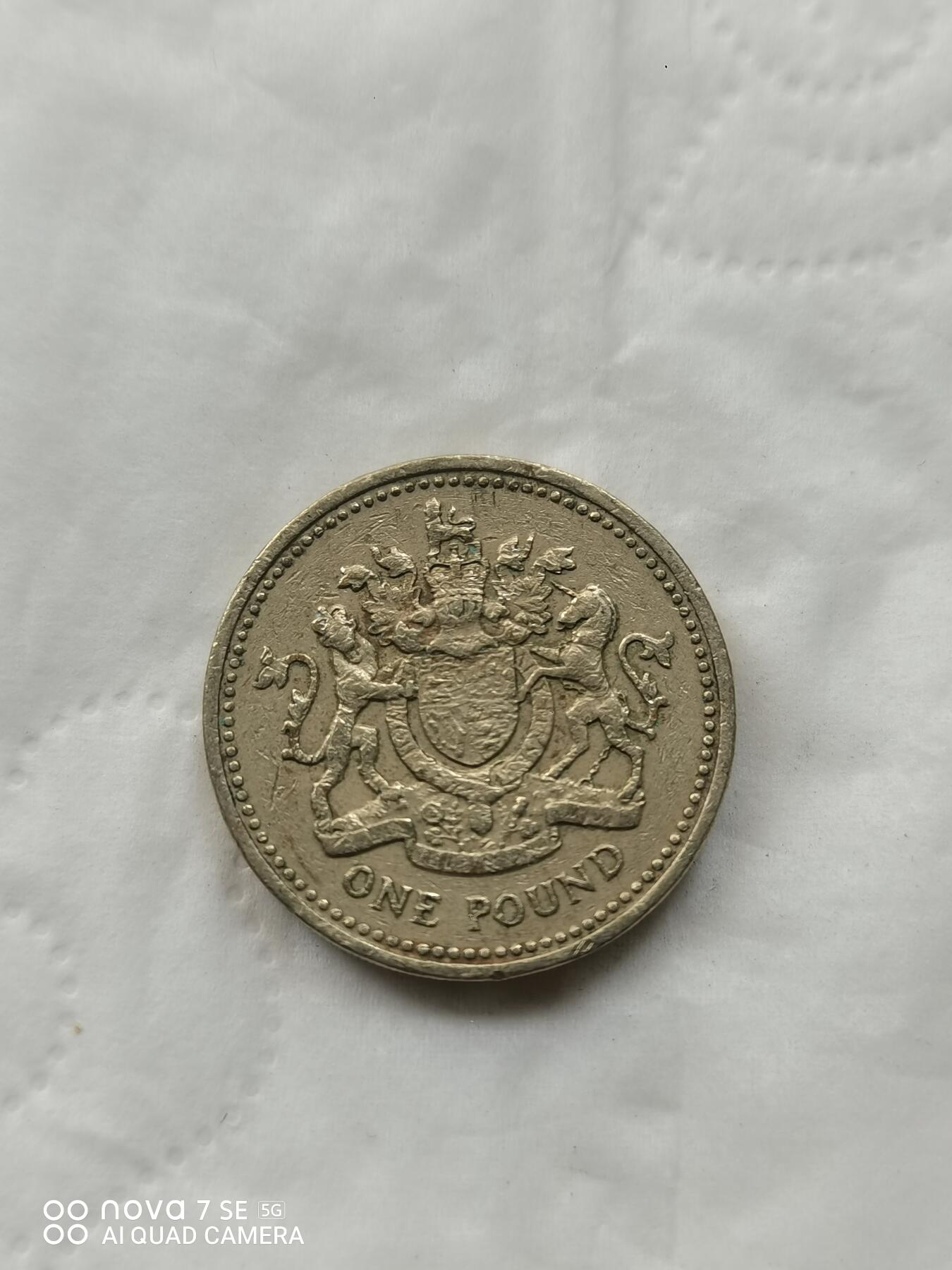 外国硬币 1英镑