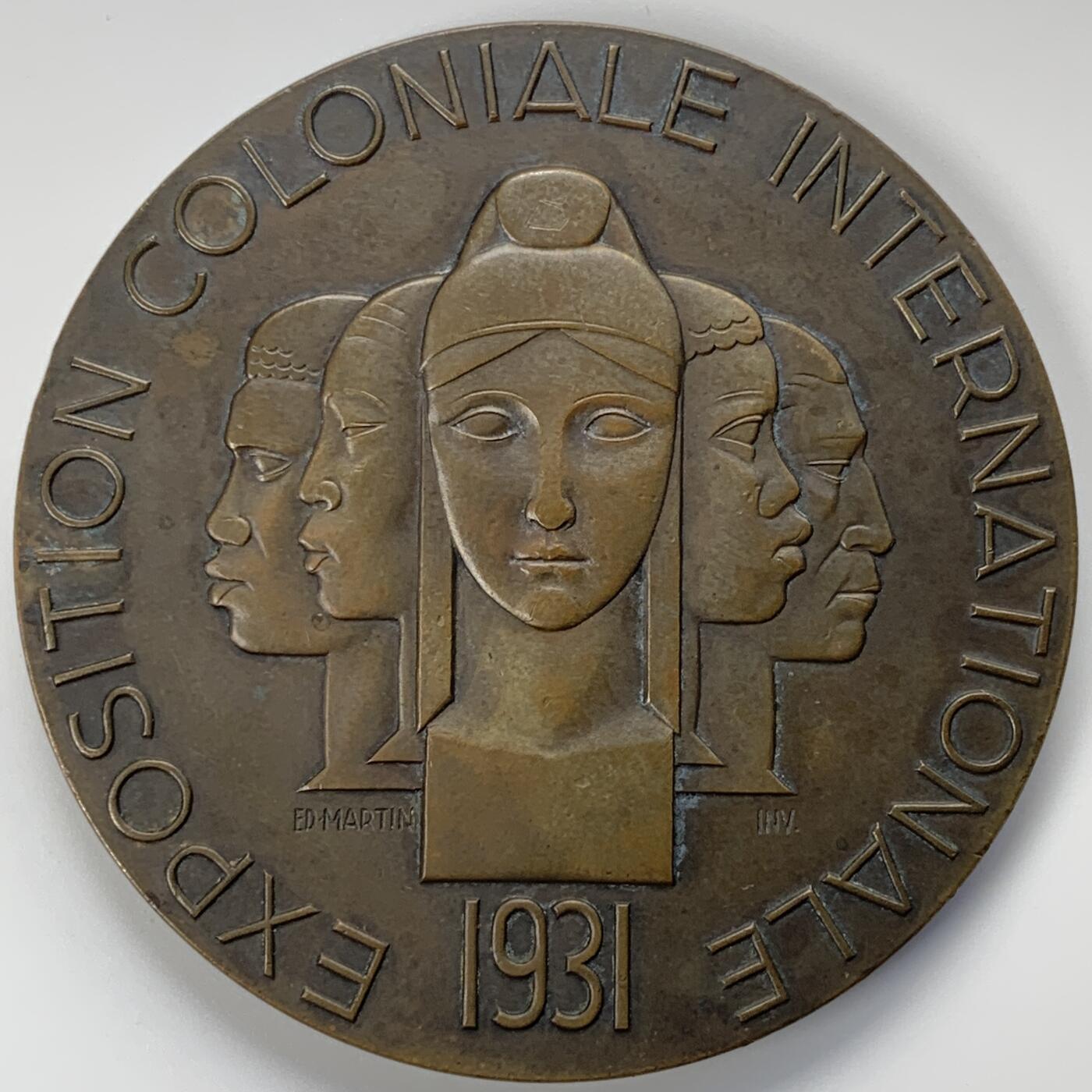 掌中浮雕-藏着的欧洲第043场 1931年法国殖民大会纪念，68mm