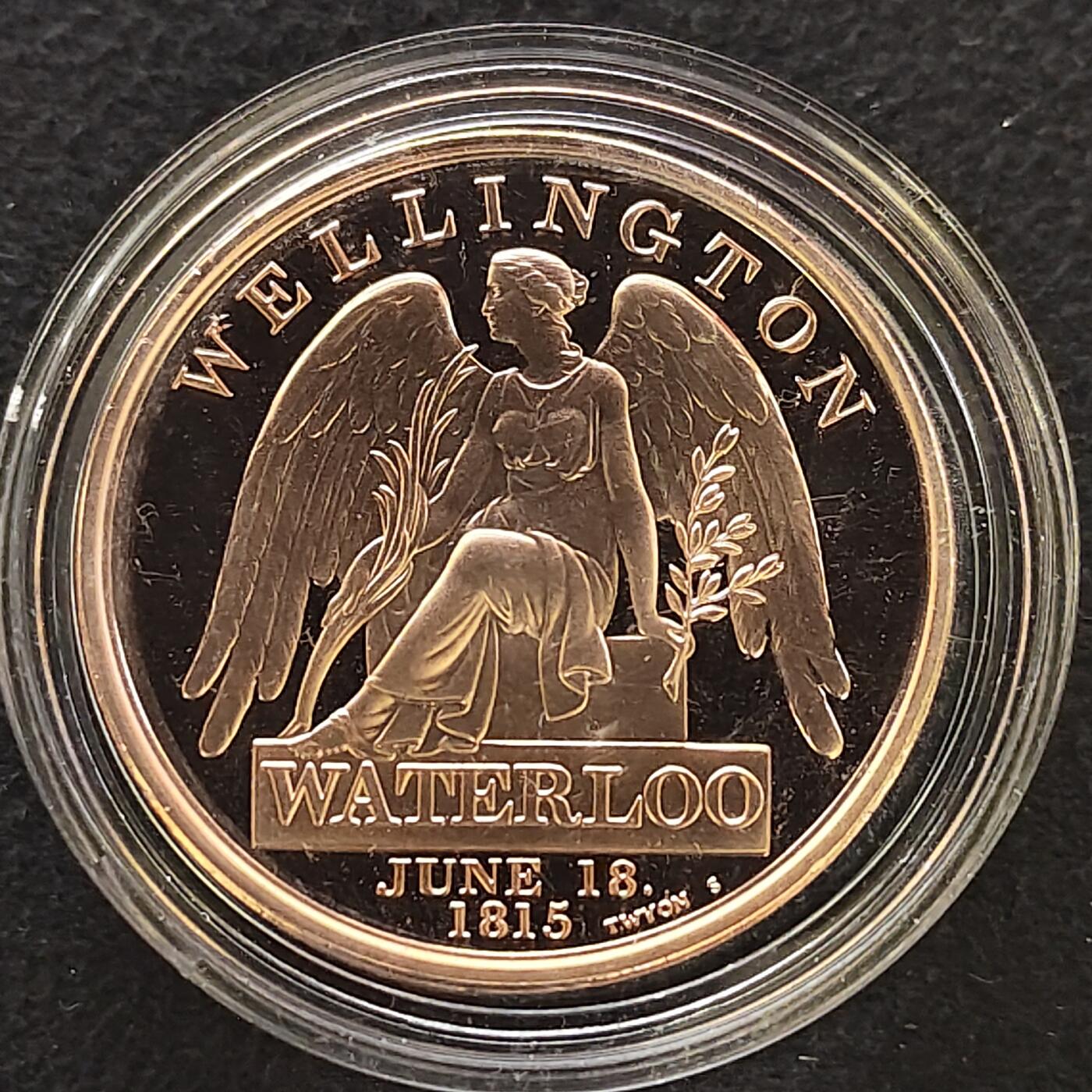 【全场包邮】纯粹捡漏拍480场（免费代拍第17场） 【纪念章】英国1815年威灵顿公爵获得滑铁卢战役胜利精制纪念章