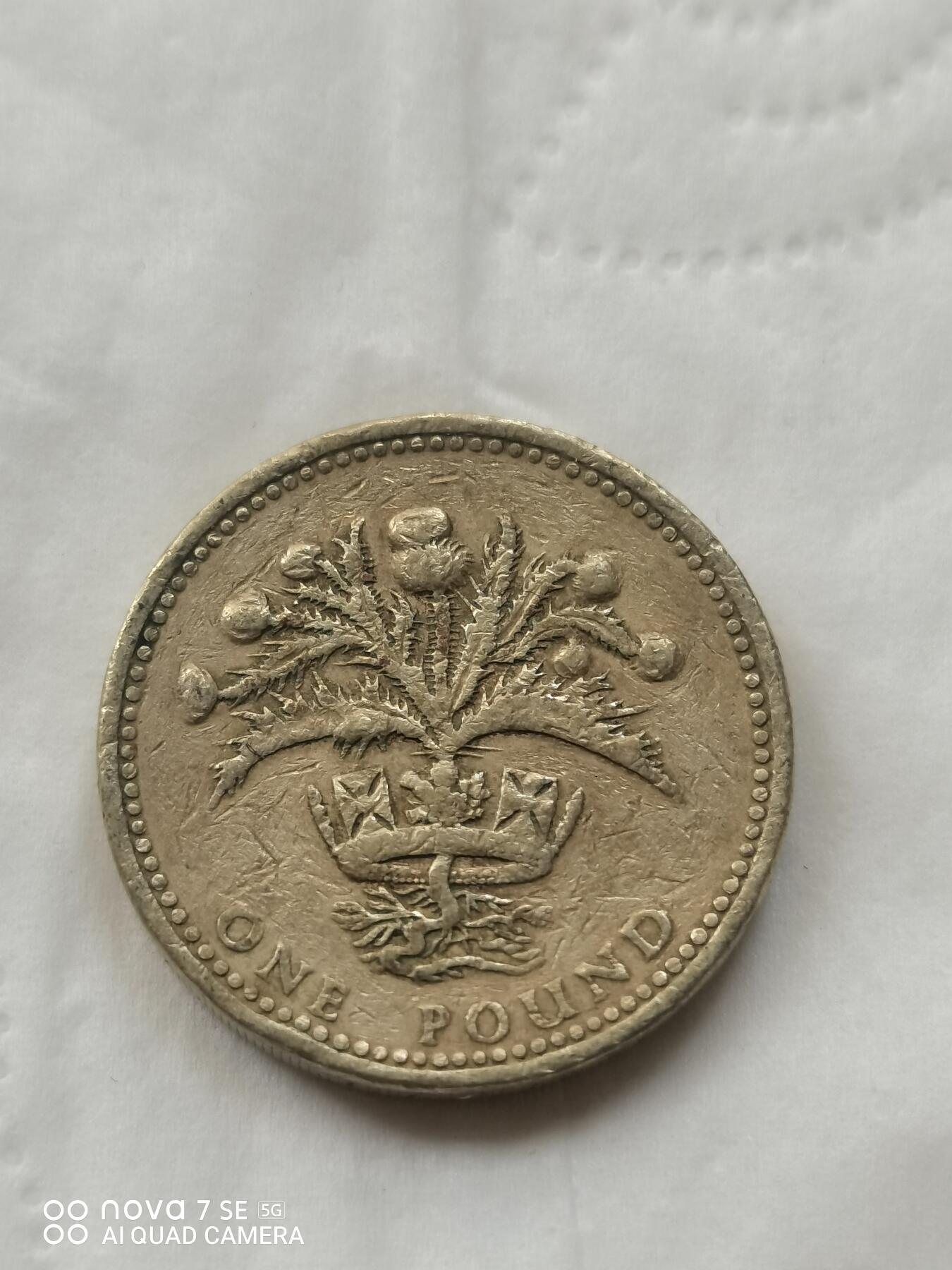 外国硬币 1989年1英镑