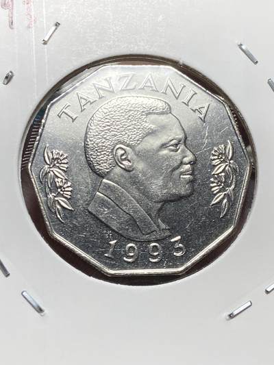 2025年第一百三十二场(总第一百五十八场）外国好品纸夹散币场(免佣金) - 原光未流通–坦桑尼亚🇹🇿1993年5先令(独立后第二套第三版，关门年仅发行3年)