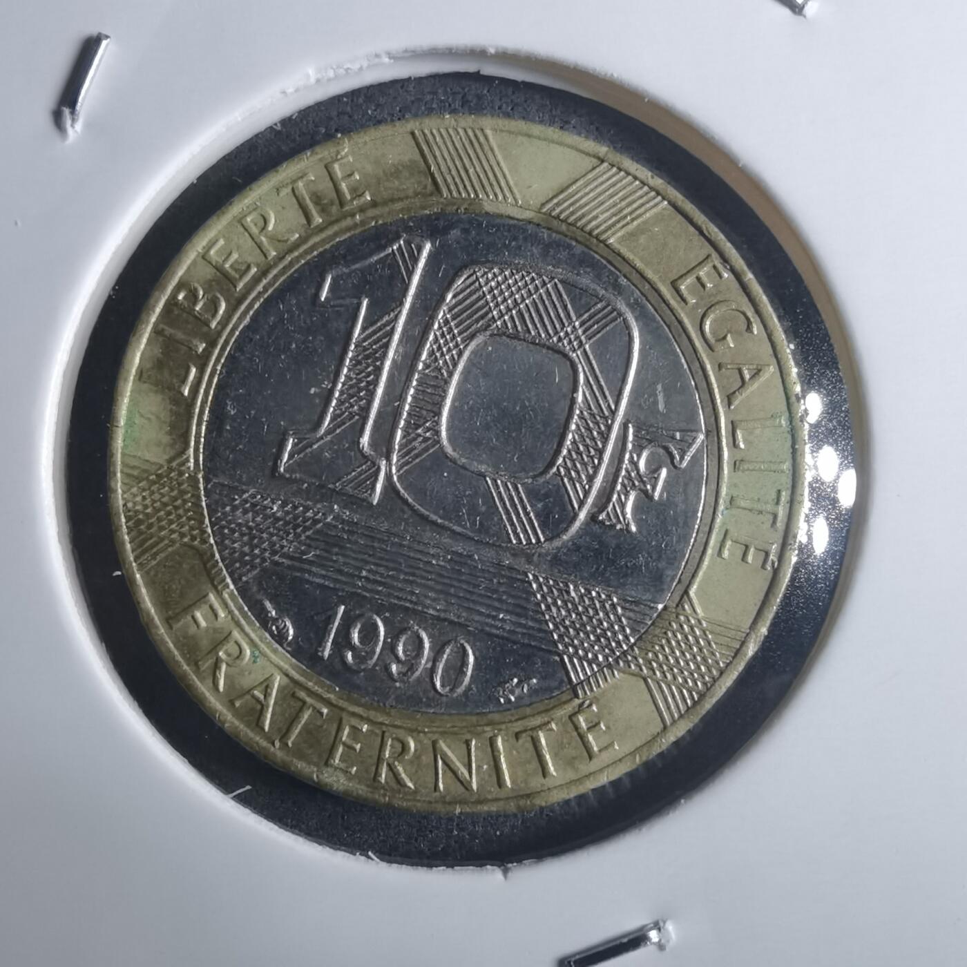 沼泽如烟--第914场 法国1990年10法郎