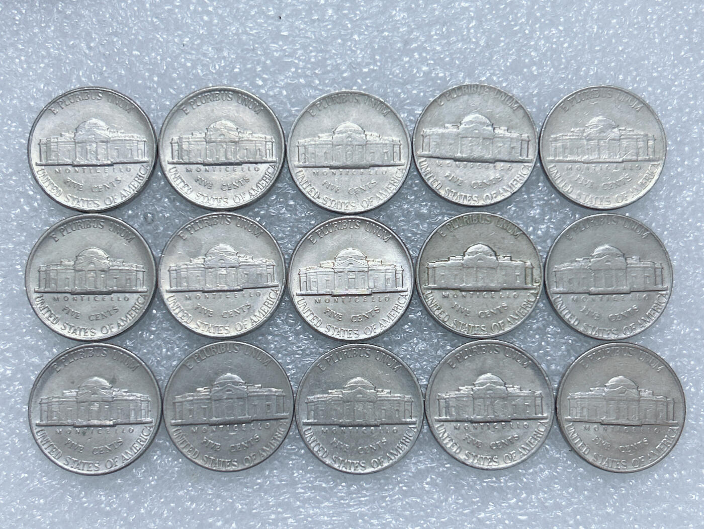 第一海外回流一元起拍收藏 散集专场  第272期 美国5美分硬币 15枚