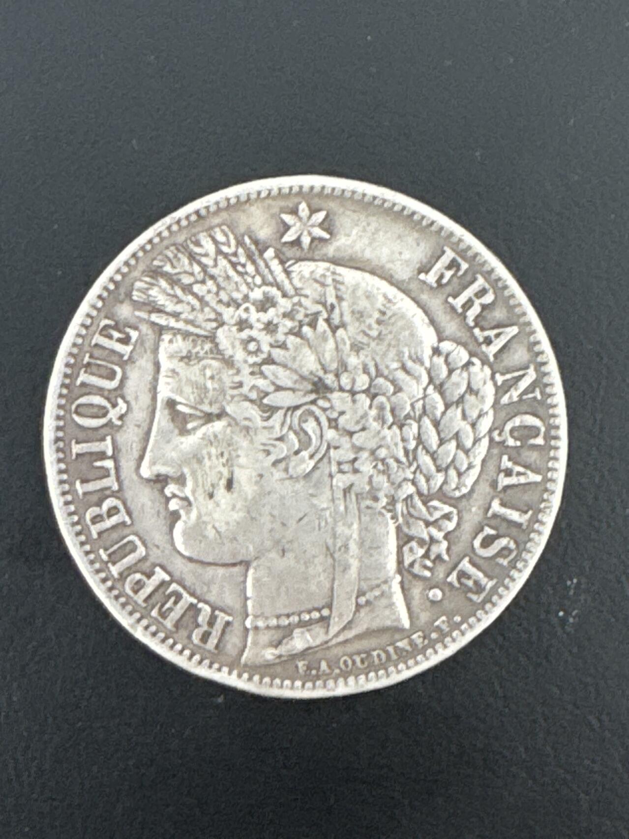 ❤️【币观天下】❤️ 第332期钱币拍卖- 2025.11.28周五晚上6点半场-长期征集拍品 法国银币1851年5法郎