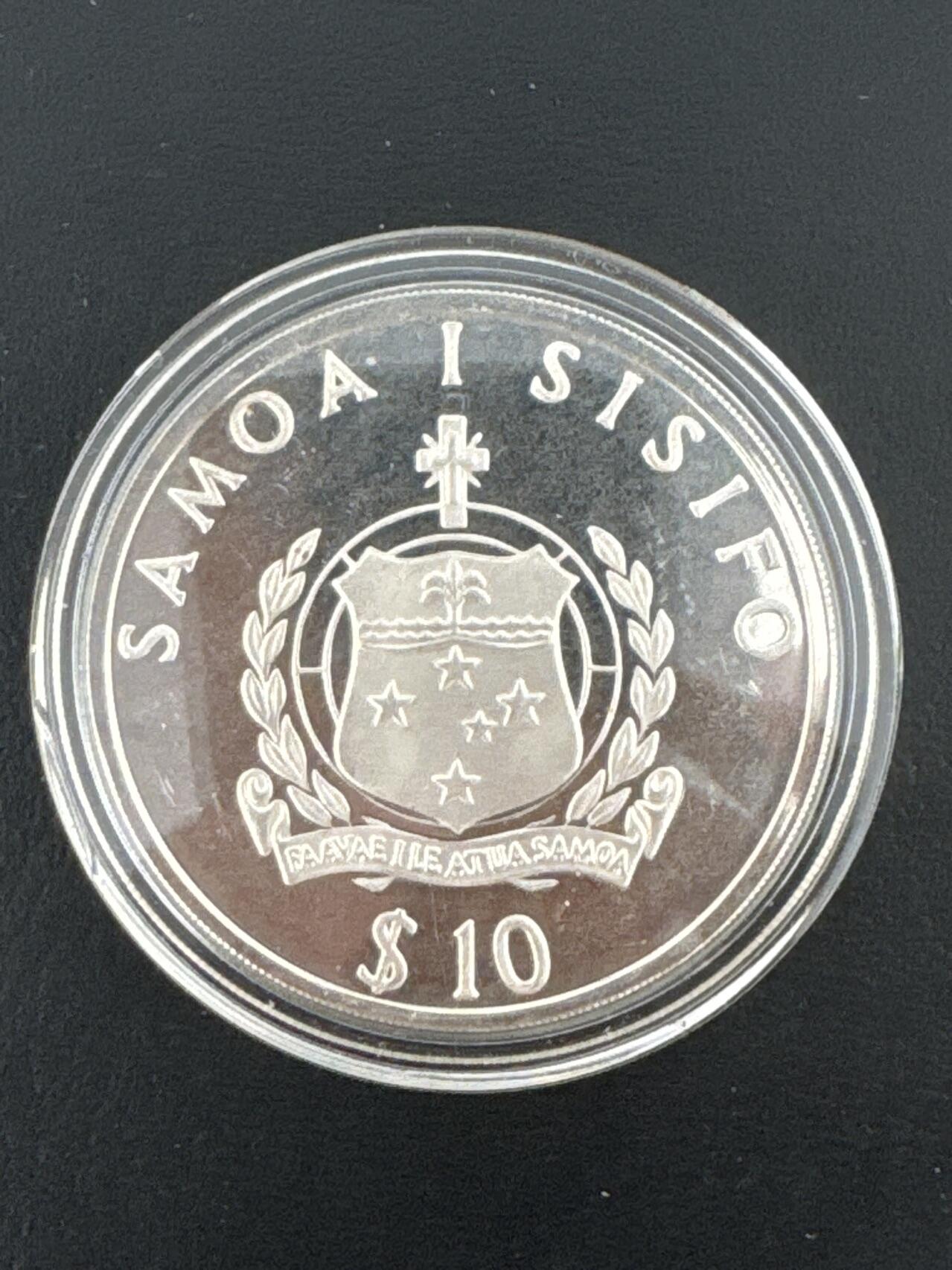 ❤️【币观天下】❤️ 第332期钱币拍卖- 2025.11.28周五晚上6点半场-长期征集拍品 萨摩亚群岛1992年奥运会纪念银币