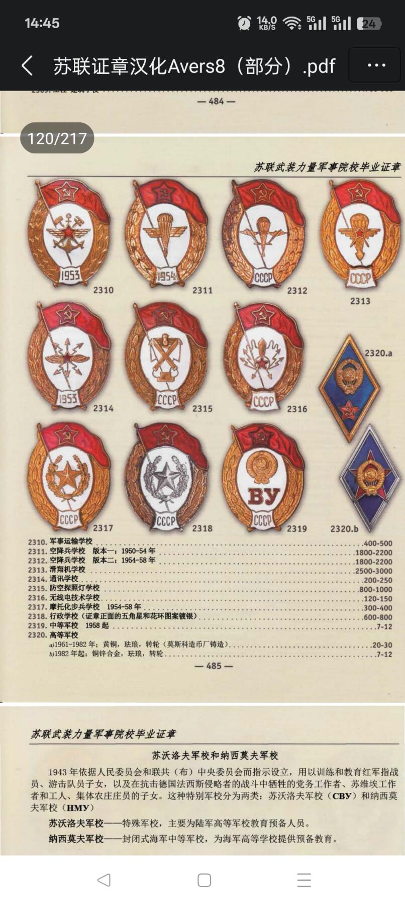 时顺第二十六拍 苏联高等军校毕业证章，铜制珐琅