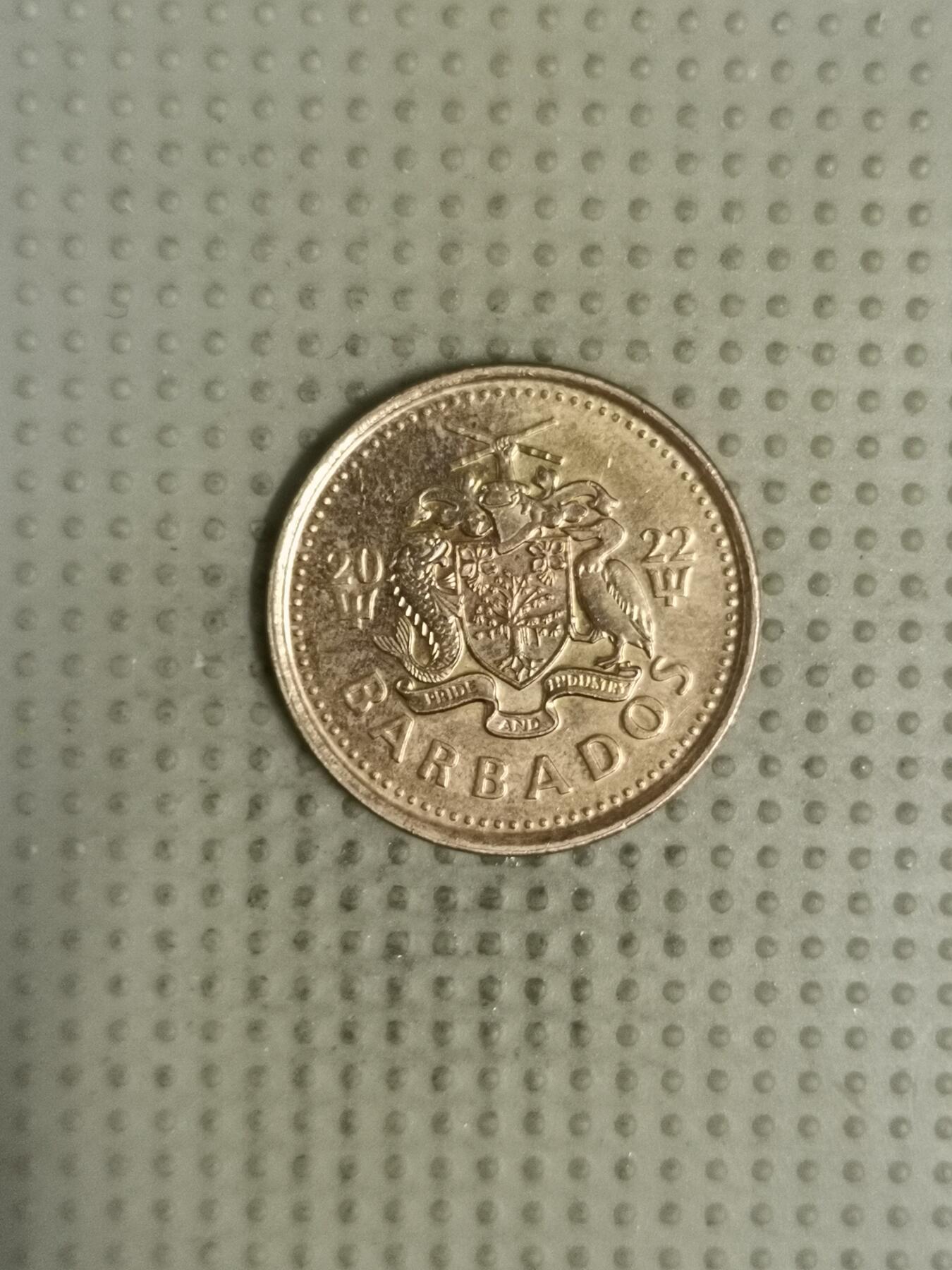 2025年第124场各国散币拍卖（总第124场） 巴巴多斯2022年5分