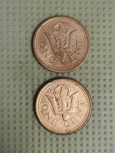 2025年第124场各国散币拍卖（总第124场） - 巴巴多斯1分2枚