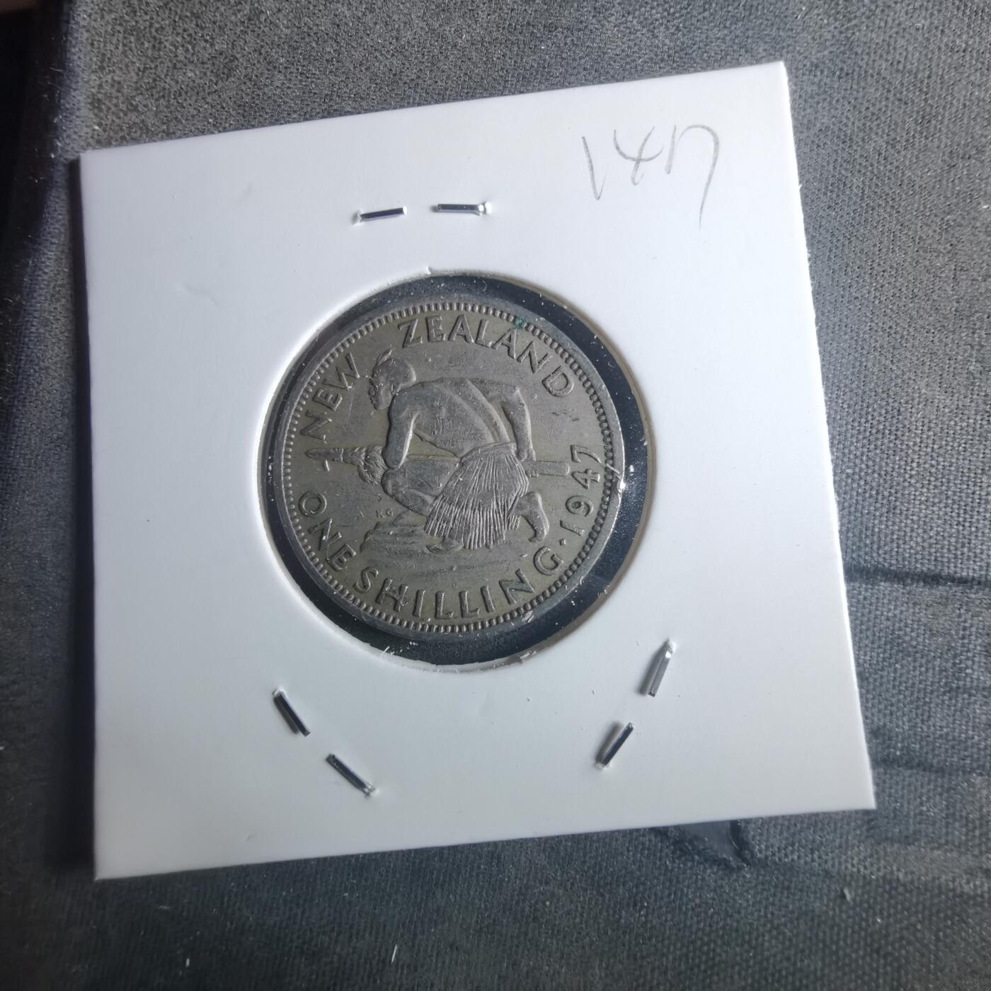 沼泽如烟--第914场 新西兰1947年1先令