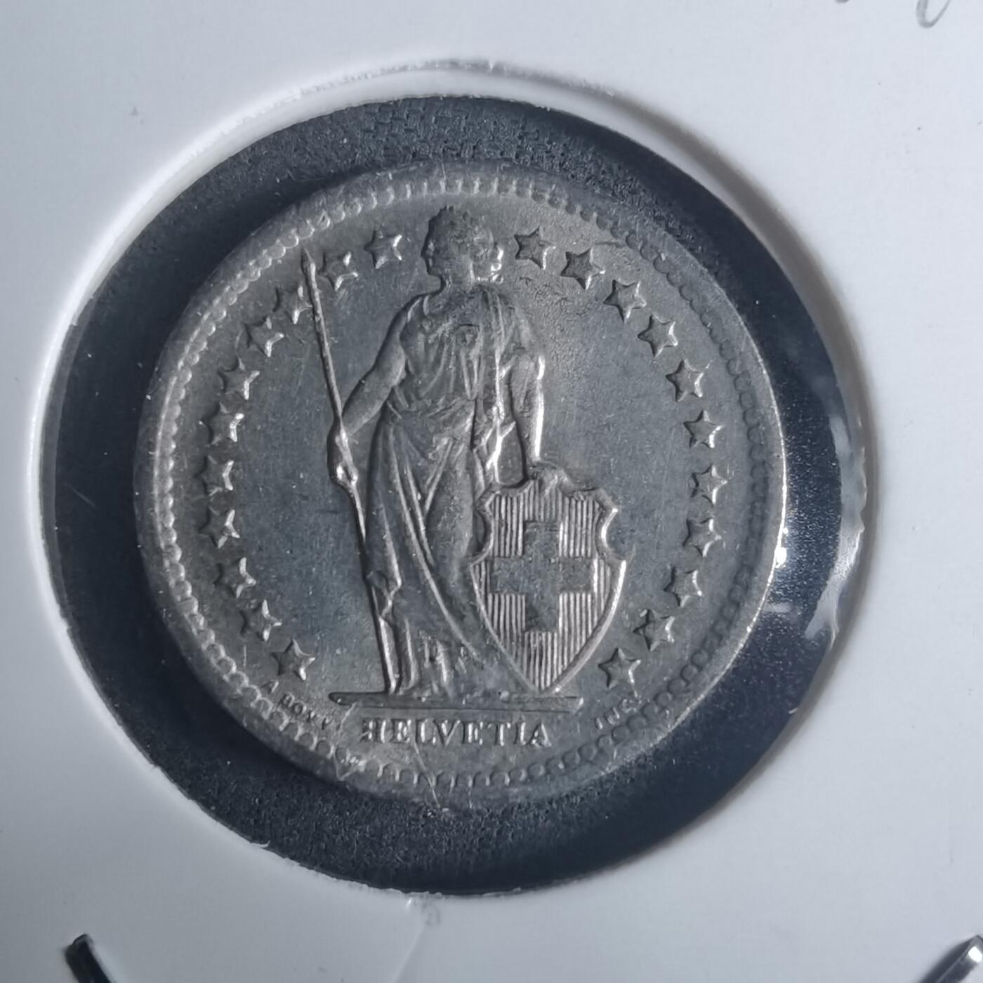 沼泽如烟--第914场 瑞士1968年半法郎