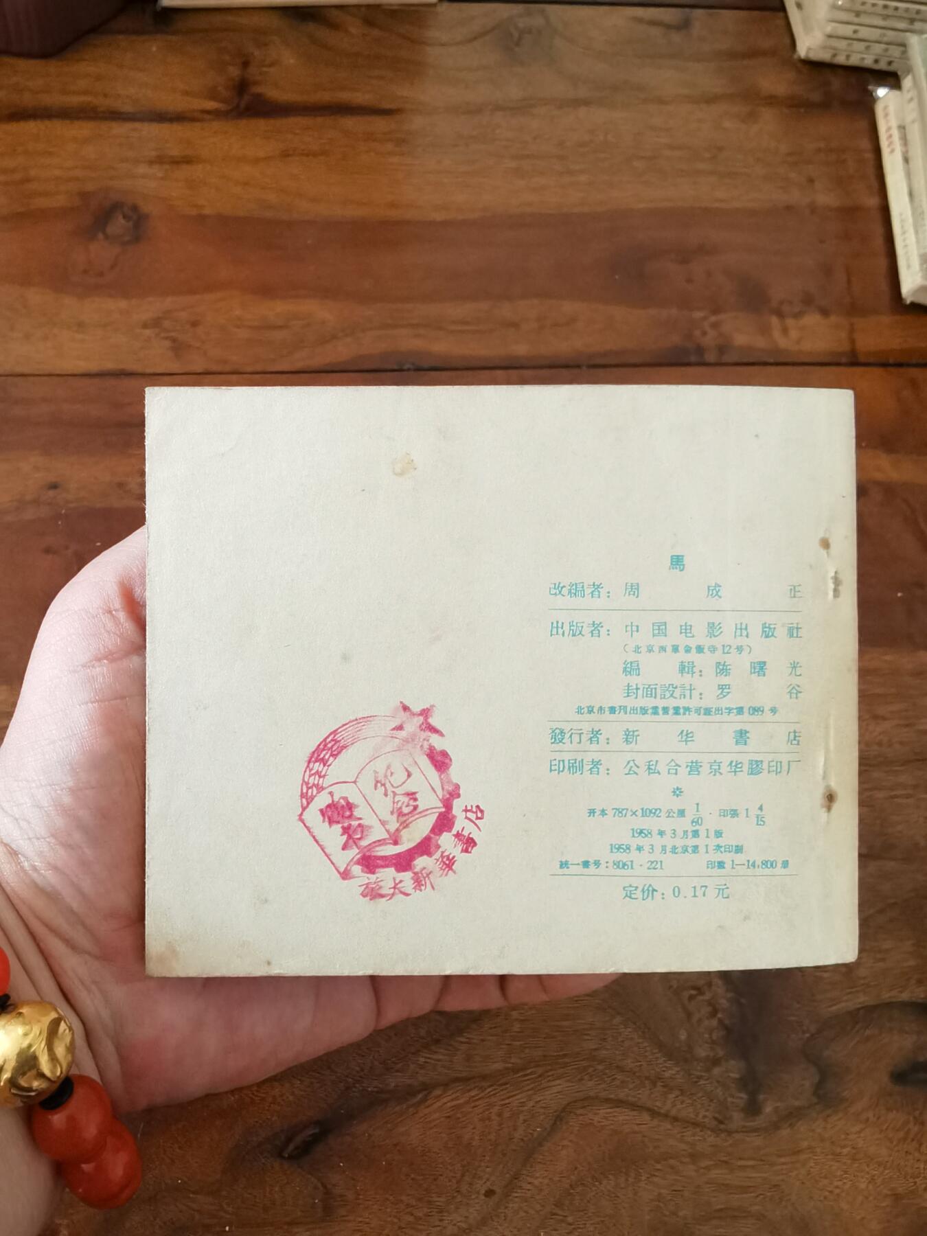 五六十年代老版经典老电影绘画连环画拍卖会 马1958年60开