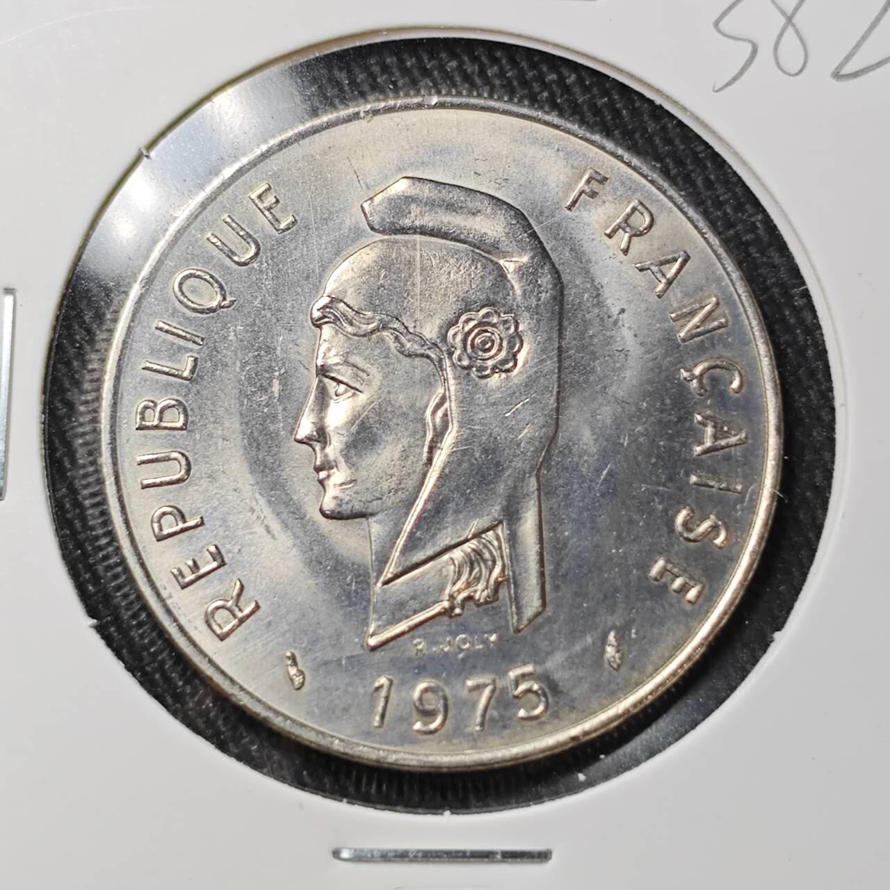 KK钱币收藏小铺 （套币 好品/批量散币 银币）专场  2月预留时间 周末发货   1975法属阿法尔和伊萨100法郎 好品 单峰骆驼 