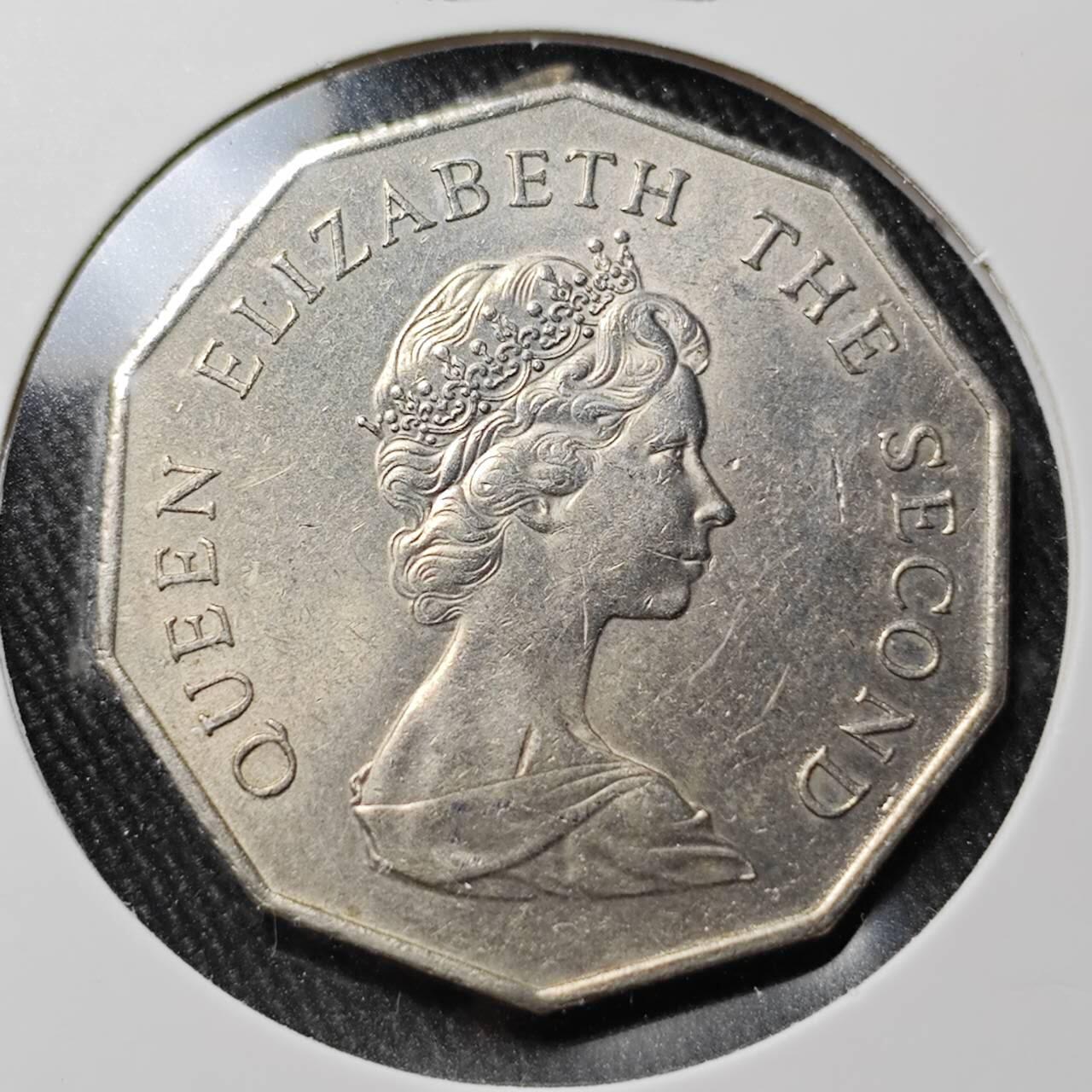 KK钱币收藏小铺 （套币 好品/批量散币 银币）专场  2月预留时间 周末发货  1978香港花冠女王大5元 特年