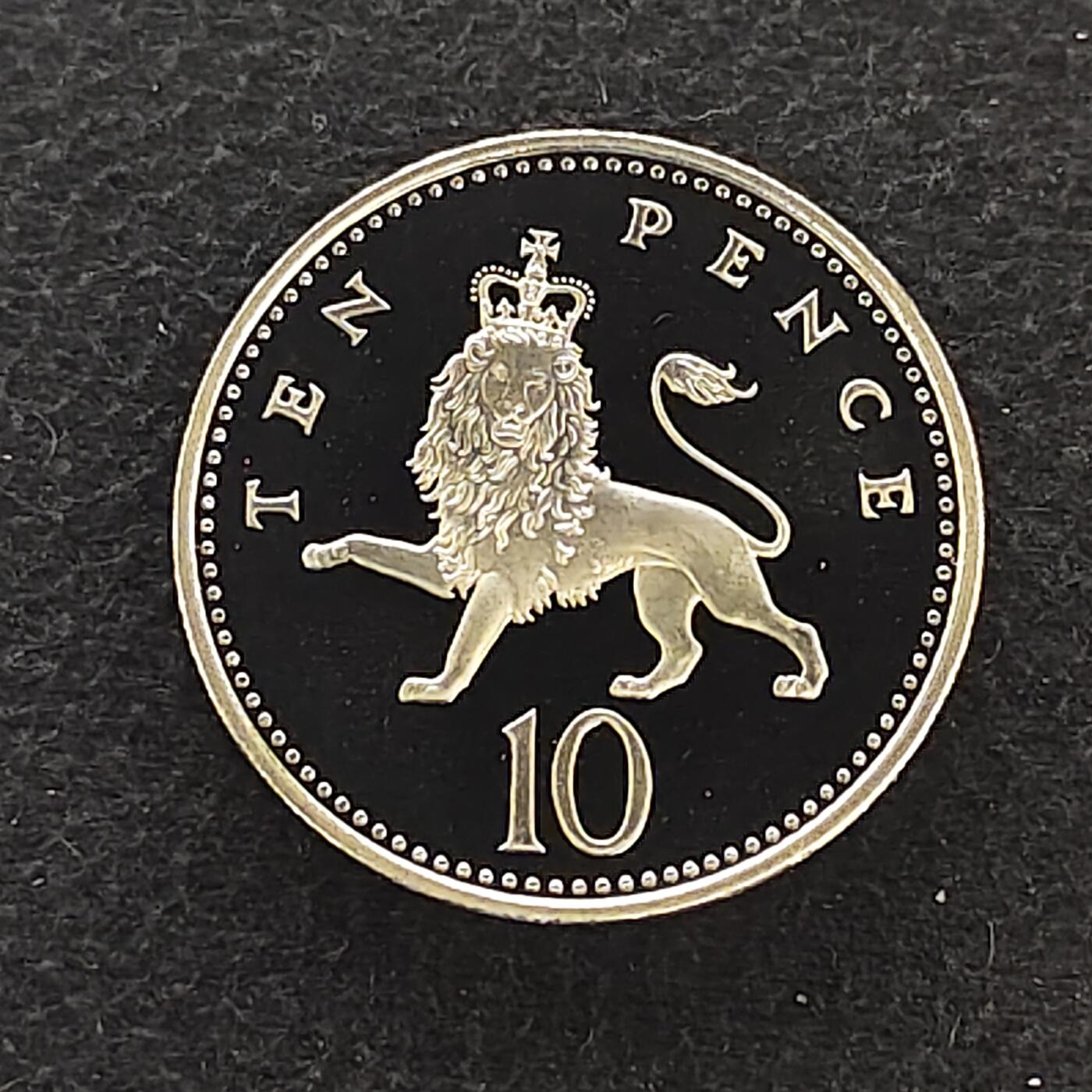 【全场包邮】纯粹捡漏拍480场（免费代拍第17场） 英国1994年10便士精制币