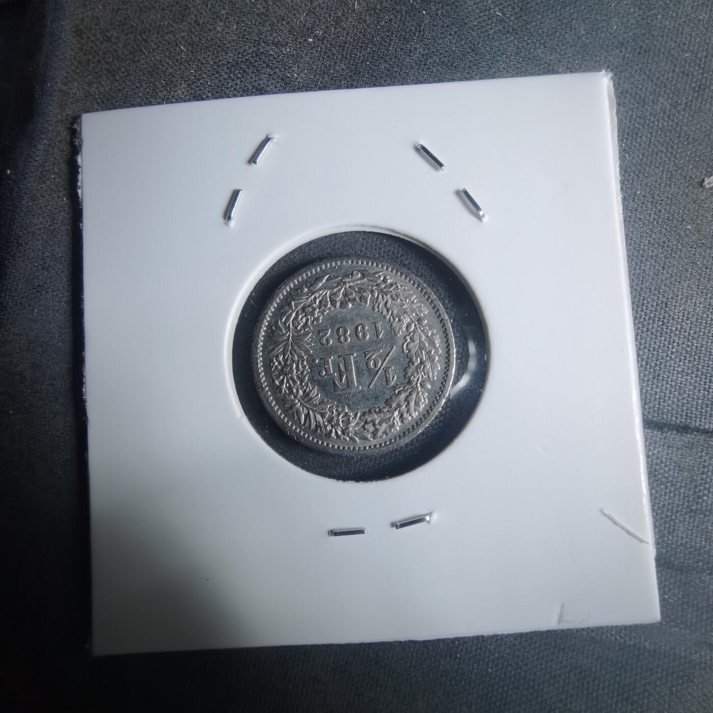 沼泽如烟--第914场 瑞士1982年半法郎